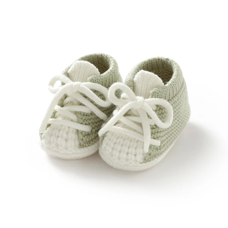 

Baby Booties Knitted Infant Boy Girl Non-Slip First Walkers 0-18m Newborn Netural Soft Soled Crib Shoes Toddler Outdoor Footwear