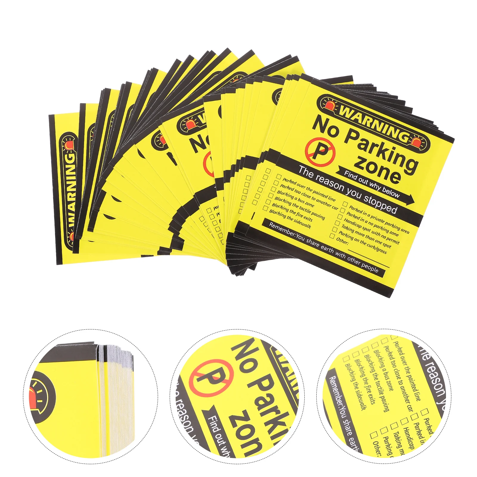 

No Parking Sticker Waterproof Adhesive Warning Label For Cars Private Public Parking Lots Do Not Park Here Sign Traffic