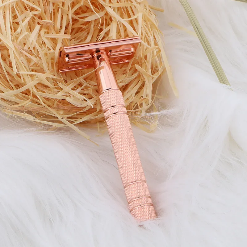 

Rose Gold Zero Waste Double-Edge Safety, And Reusable For Home