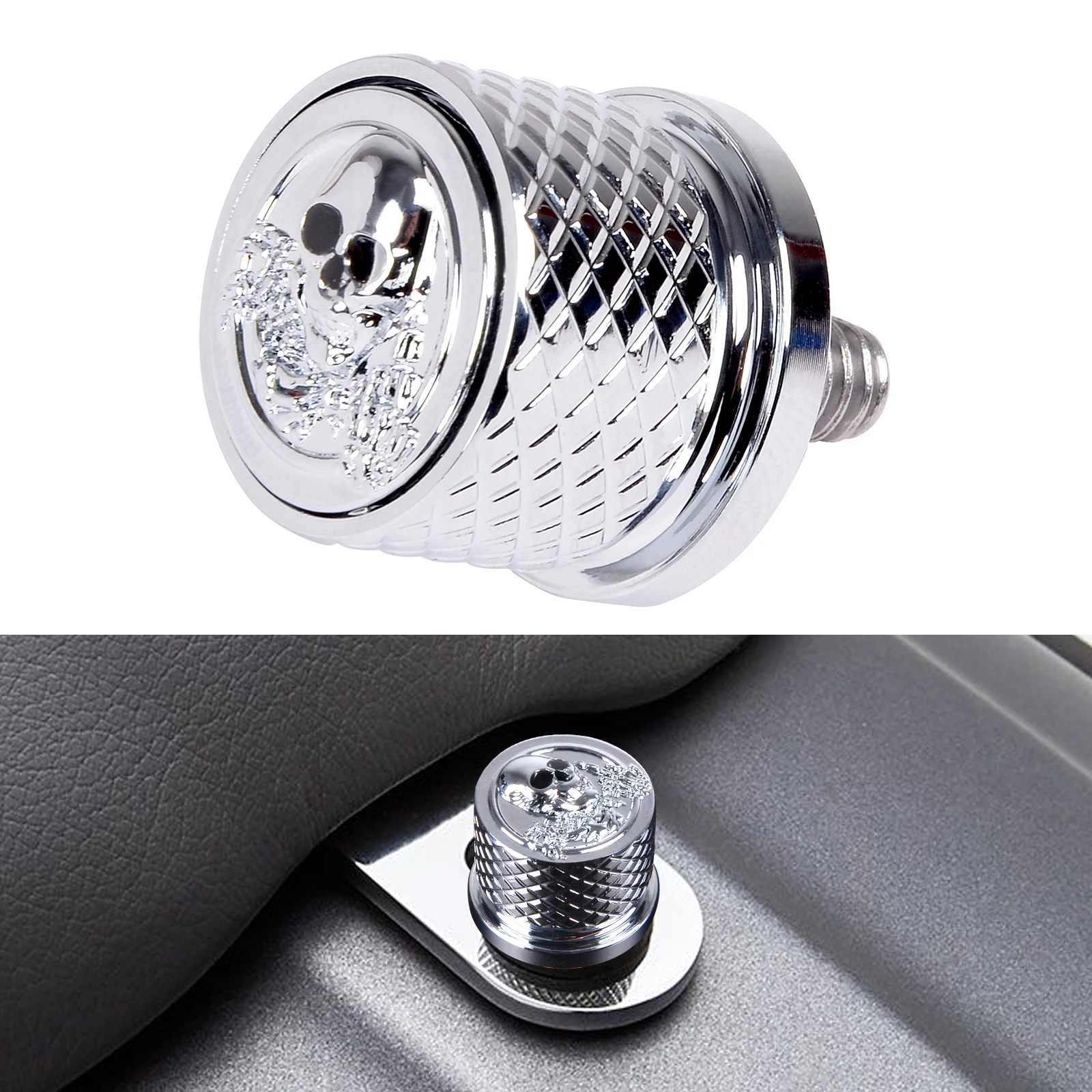 Motorcycle 1/4" Universal Rear Seat Bolt Fender Bolts Screw For Harley Sportster Touring Road King Dyna Street Glide 1996-2016