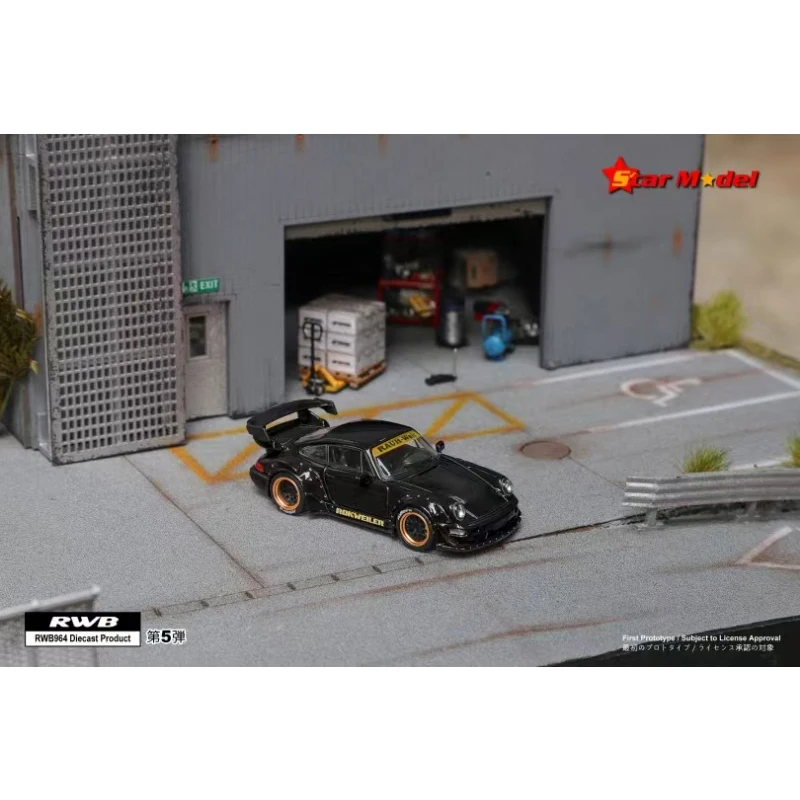 Star In Stock 1:64 RWB 964 GT Tail Violetta Diecast Car Model Collect Miniature Toys