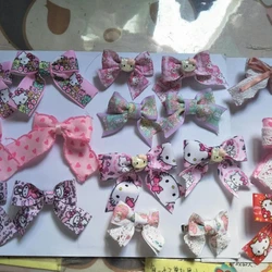 Sanrio Hello Kitty Cartoon Ribbon for Lolita Bow DIY Making Accessories Girl Gift Wrapping Ribbon Ribbon