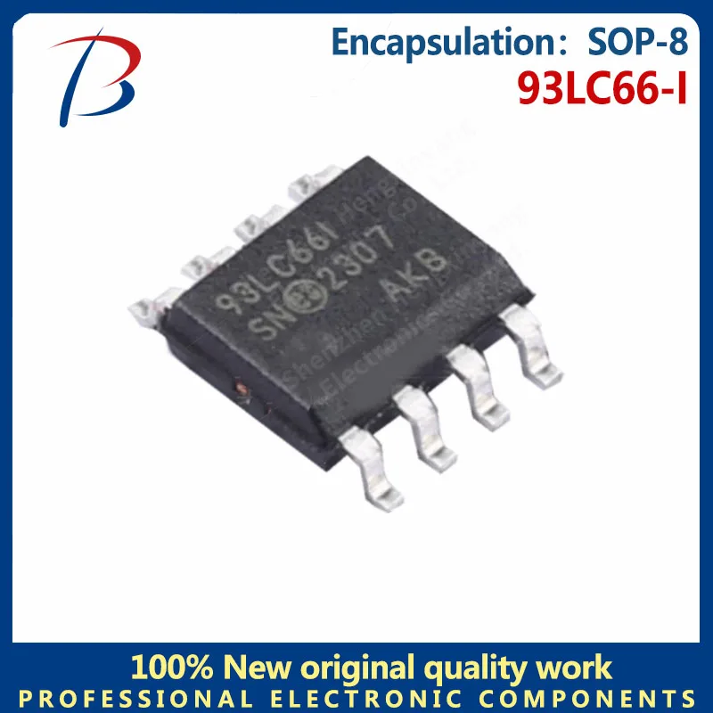 10PCS 93LC66-I package SOP-8 erasable programmable memory chips