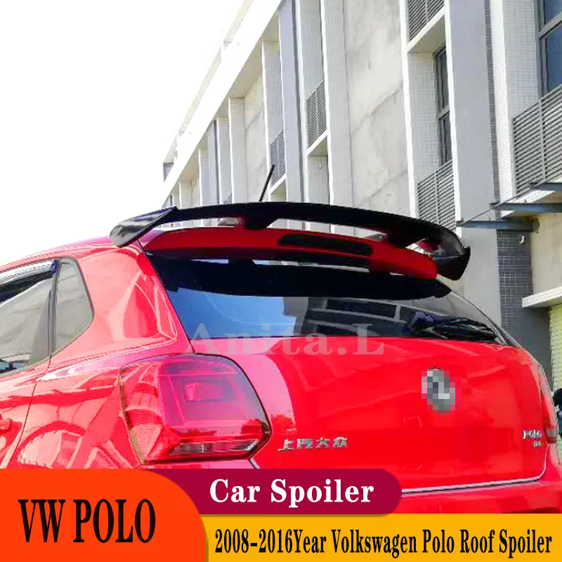 

For VW POLO MK5 GTI / R-LINE Polo MK5 6R 6C 2008 to 2016 Hatchback Roof Spoiler Rear Wing Retrofit Body Kit Decorate Accessories