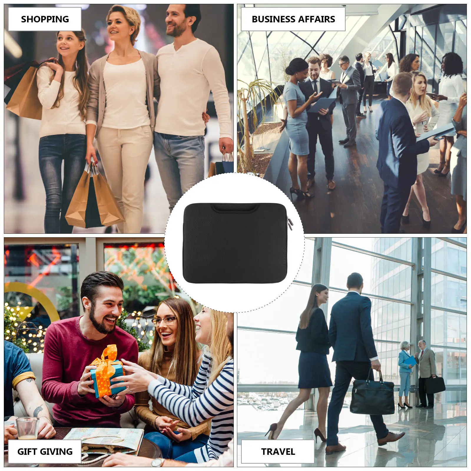 

Чехол для ноутбука 15 дюймов, износостойкий, с ручкой, для защиты компьютера, идея для подарка, легкий, портативный