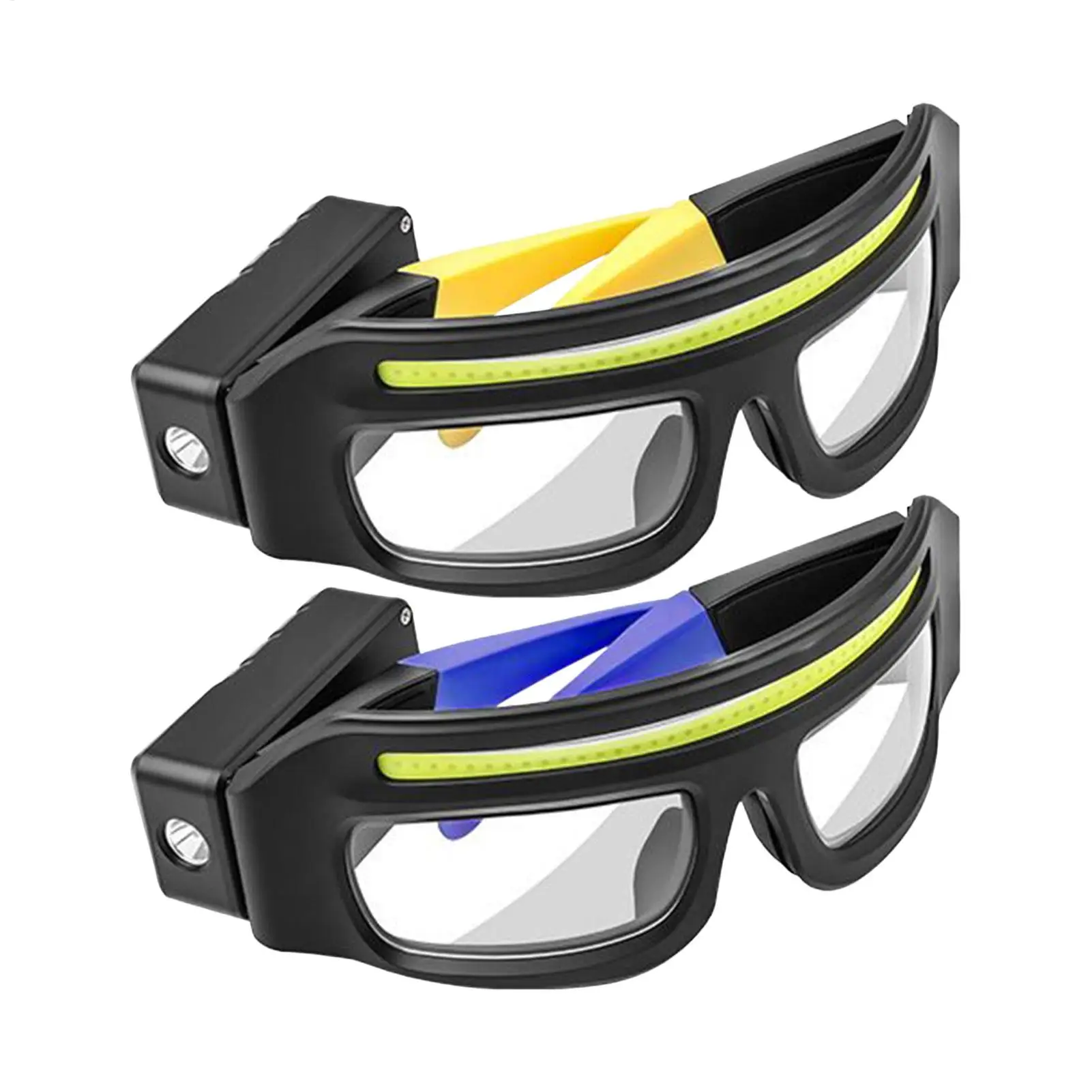 

New Multifunctional Glasses Light with Type-C Charging, Warning Headlamp Compact and Portable Touch-sensitive Headlamp