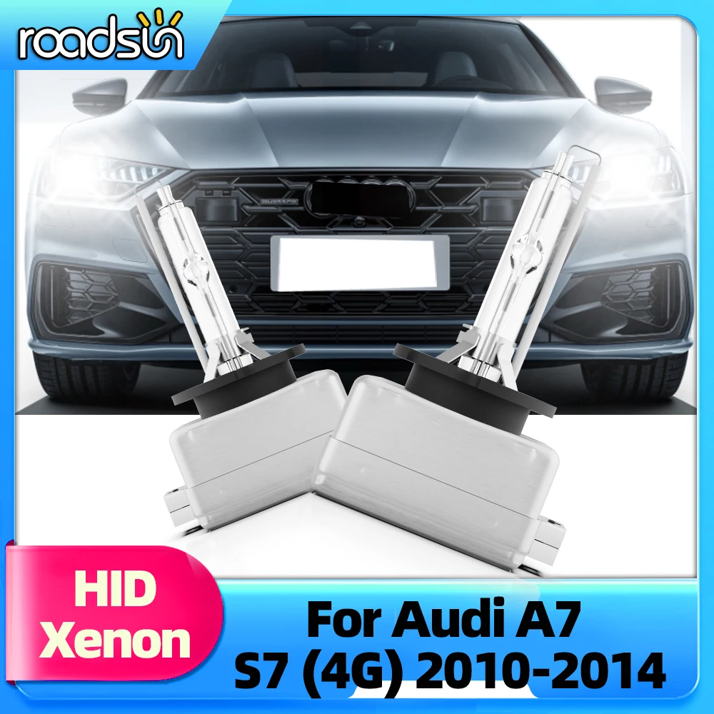 

Roadsun 2Pcs HID Xenon Headlights D3S HID 6000K 8000K For Audi A7 S7 (4G) 2010 2011 2012 2013 2014 Car Lamps 12V 35W Auto Bulbs