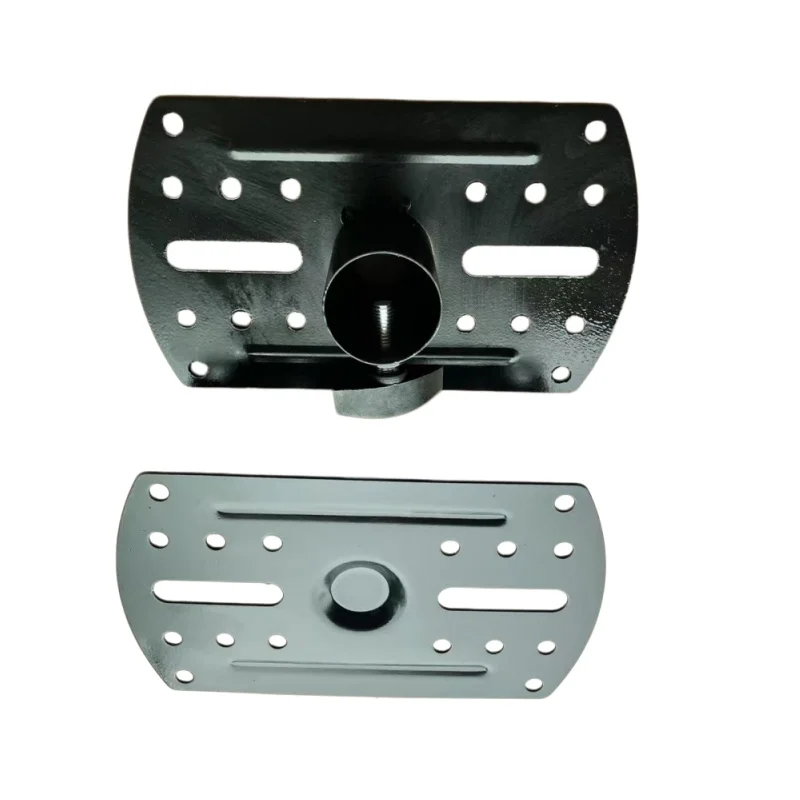 1/2 Piece Triangular Bracket Tray: Metal Speaker Bracket Tray, with 18 Fixed Mounting Holes: Iron Plate Thickness 0.15cm, Load Capacity 60kg; Suitable for Tripod Lift Brackets, Used in Conjunction with Wall Mounting Brackets, for Fixing Speakers, Projectors, Etc. - view 5