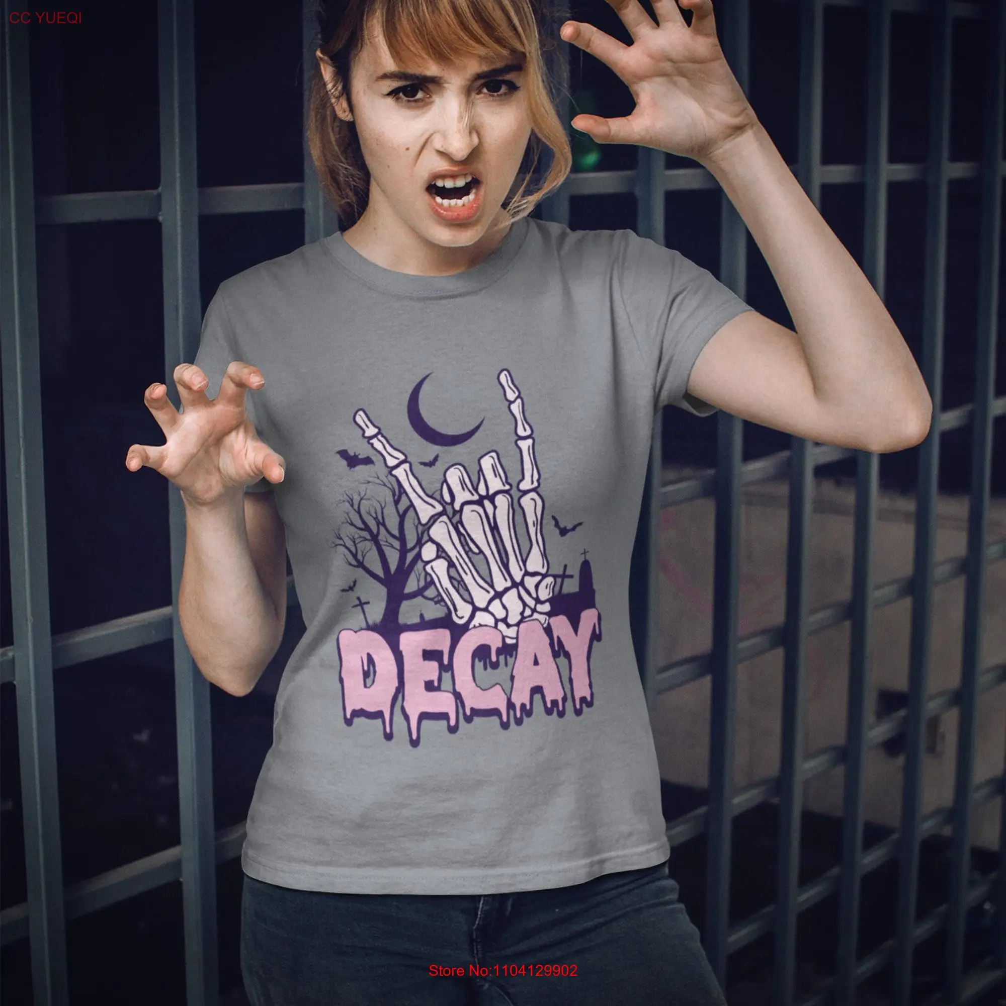 Decay Heavy Cotton T Shirt long or short sleeves