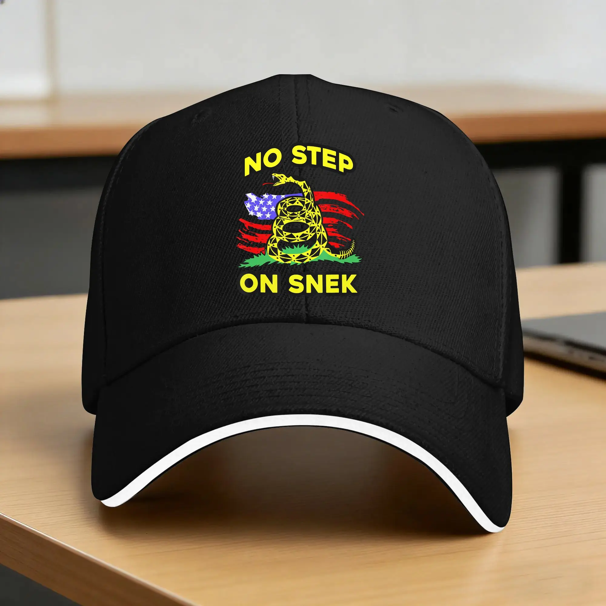 Spring Casual Baseball Cap NO STEP ON SNEK Funny Dank Meme Outdoor Sports Hip Hop Hats For Men Adult Sun y2k Funny Baseball Caps