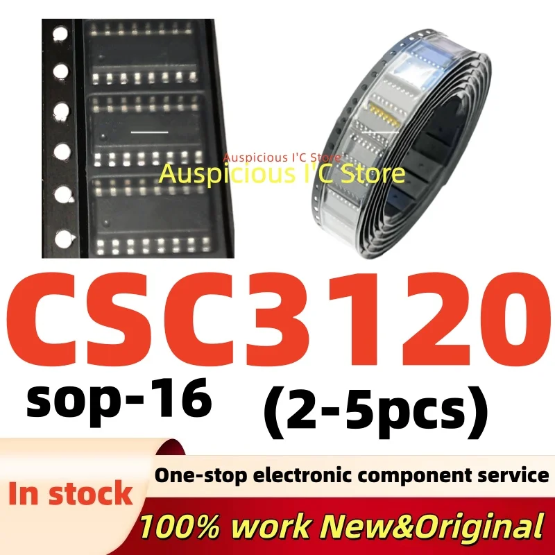 (2-5pcs) CSC3120 IRS2092STRPBF IRS2092S sop-16 100%NEW