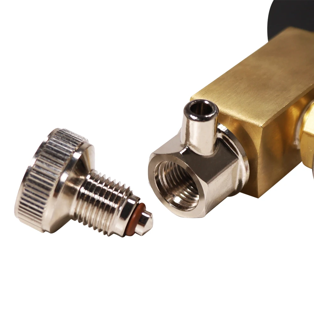 Spa Air Relief Valve 154687 with 60 PSI 4 Bar Pressure Gauge for Pressure Monitoring in Filtration System Lines
