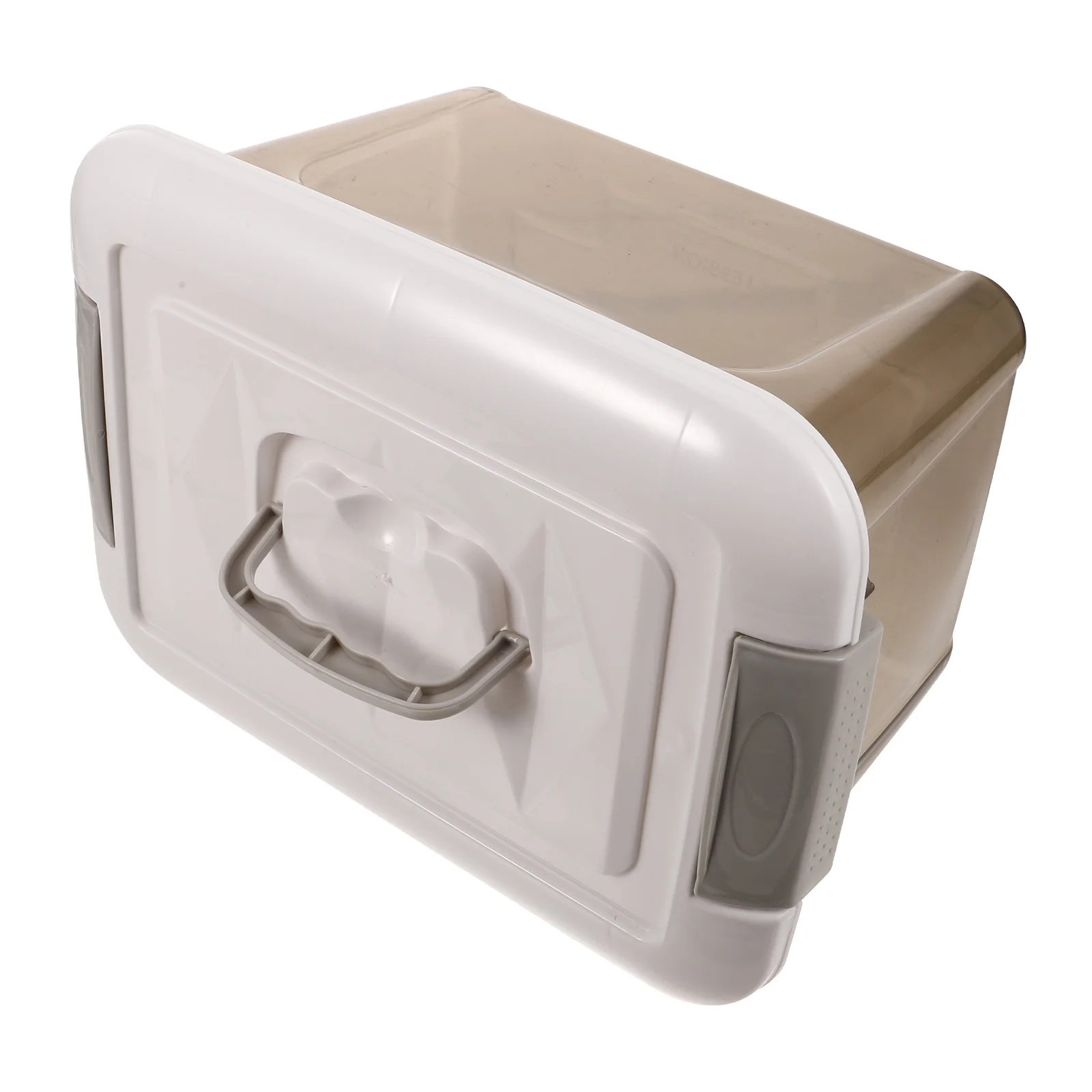 Portable Plastic Storage Box with Handle Multi-Compartment Organizer for Tools Parts Stationery Home Office Car Travel Use