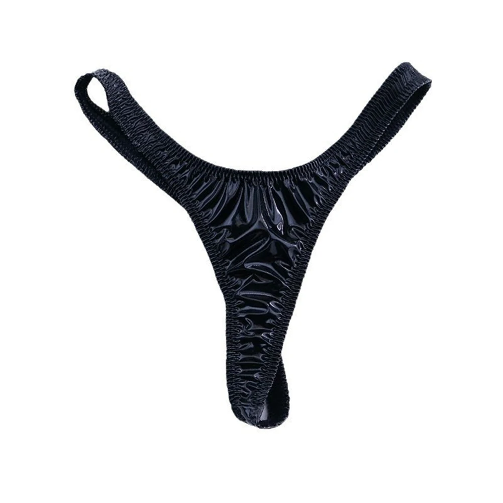 1x Women Ladies Patent Leather G-String T-Back Thongs Wet Look Panties Underwear Knickers Briefs Sexy