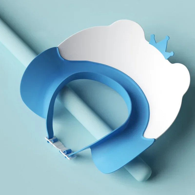 Gorro de champú para bebé, protector para el cabello infantil de dibujos animados, protección impermeable para los oídos, gorro de baño para niños, gorros de ducha ajustables para niños