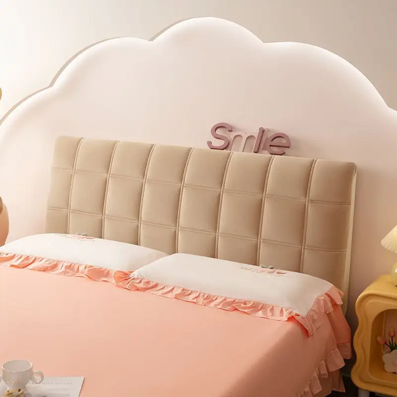 Capa de cabeceira universal creme vento engrossado almofada saco macio capa protetora