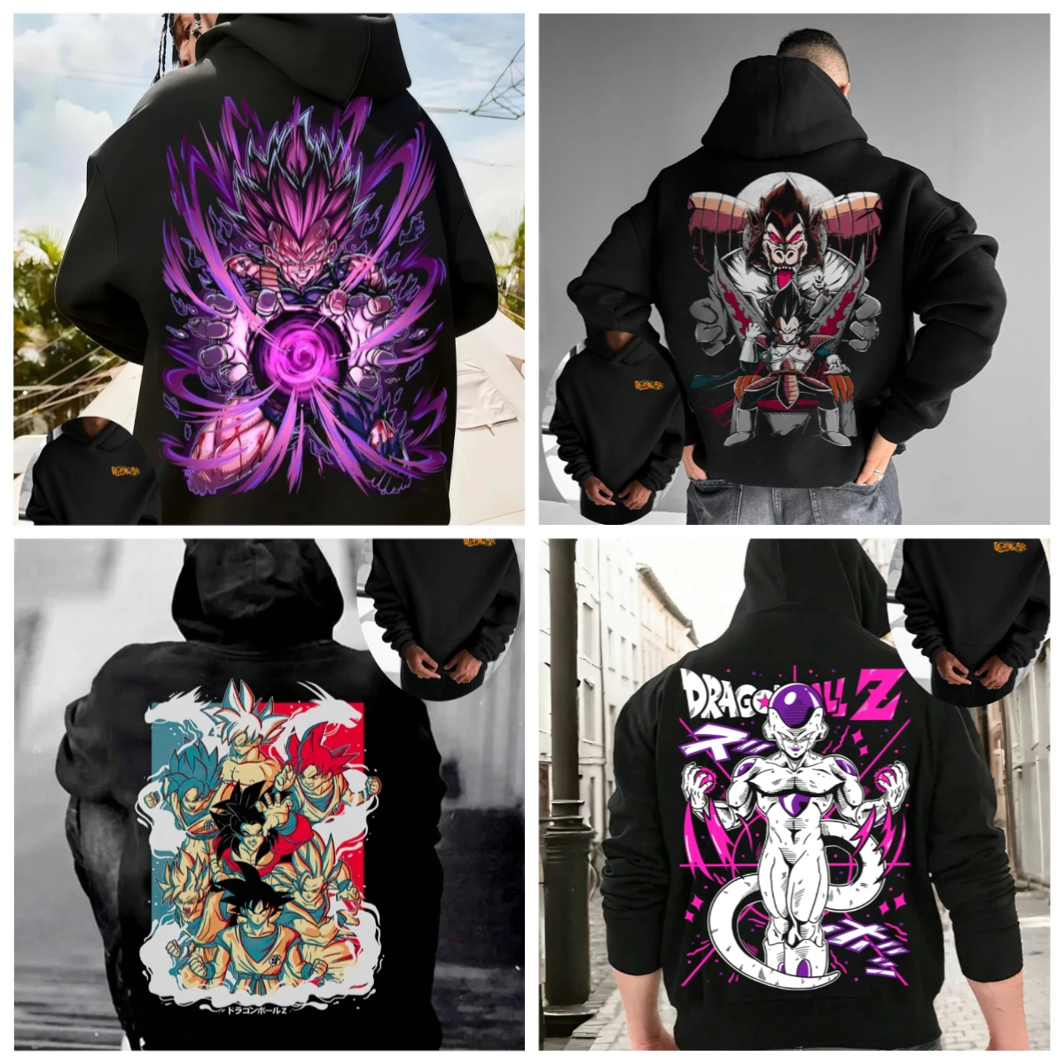 

The Popular New Anime Dragon Pearl Vegeta 3D Printed Loose High-quality Autumn and Winter Plush Y2K Sports Hoodie in 2025