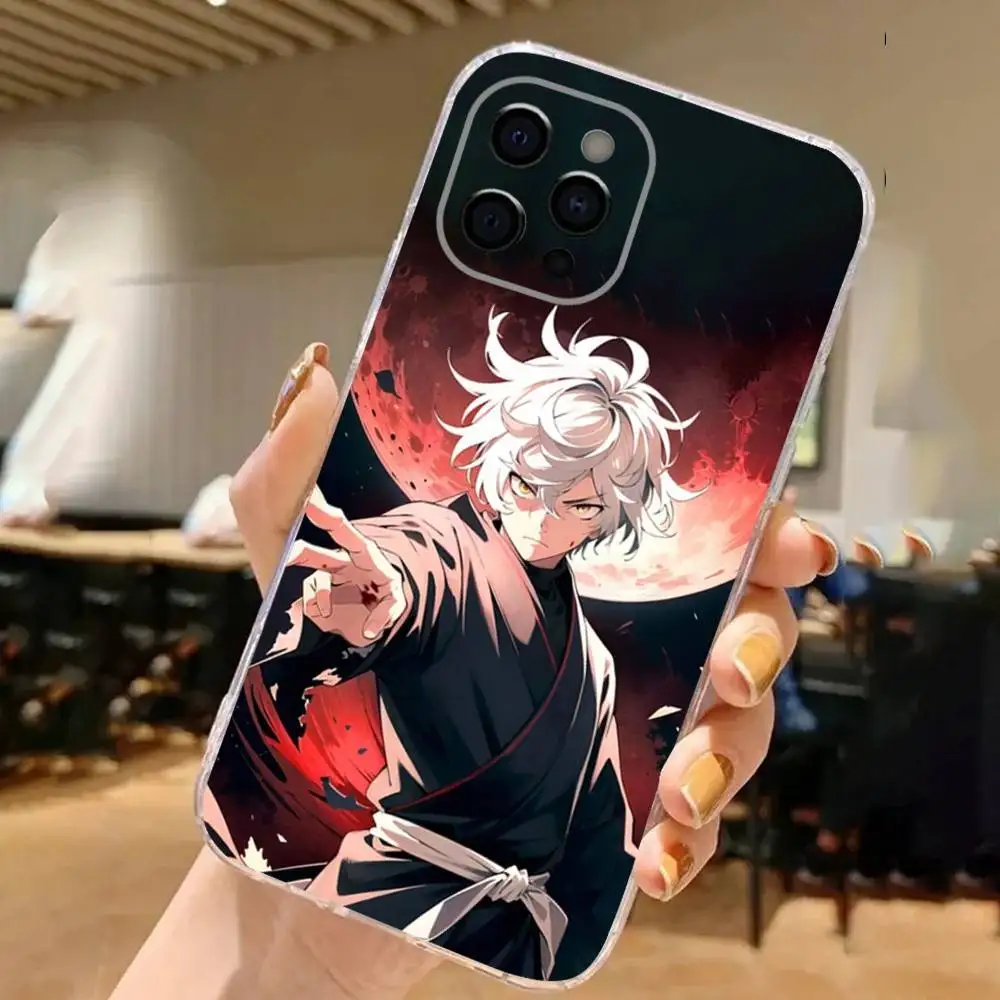 Hell-S Paradise Jigokuraku Phone Case For iPhone 16,15,14,13,12,11 Plus,Pro,Max,XR,XS,X,7,8 SE,Mini Transparent Silicone Soft