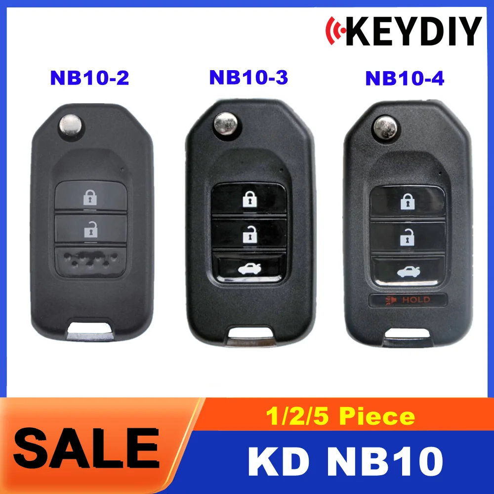

1/2/5 Piece KEYDIY KD NB10 Universal Remote Keys for Honda used with KD MINI KD-X2