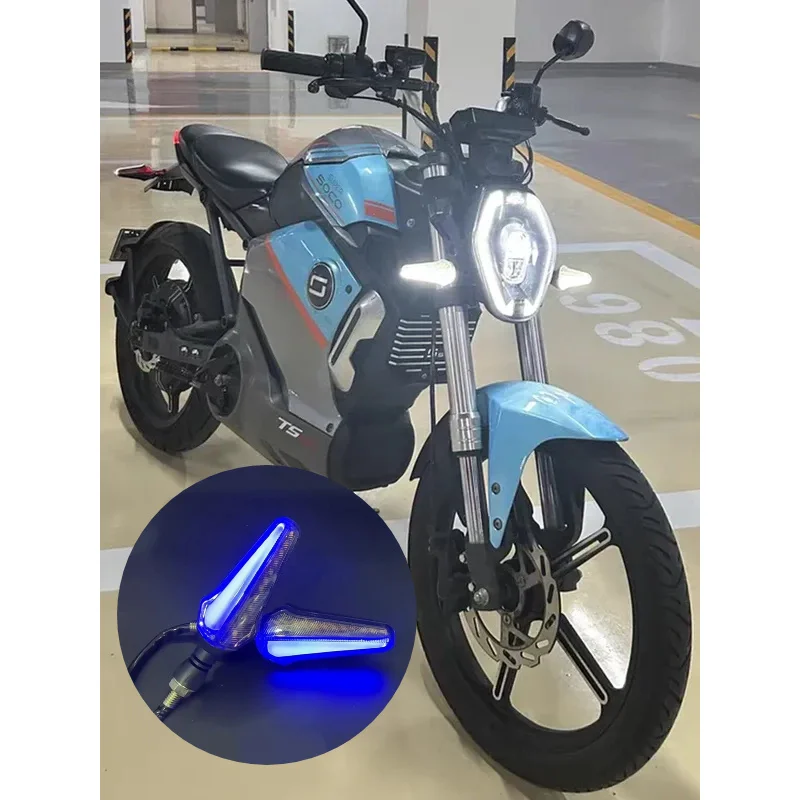 

Motorcycle LED Turn Signals 10MM ABS Blinkers Strobe Lamp 12V Red Blue White Universal For Kawasaki Ducati KTM Yamaha FZ1 FZ6