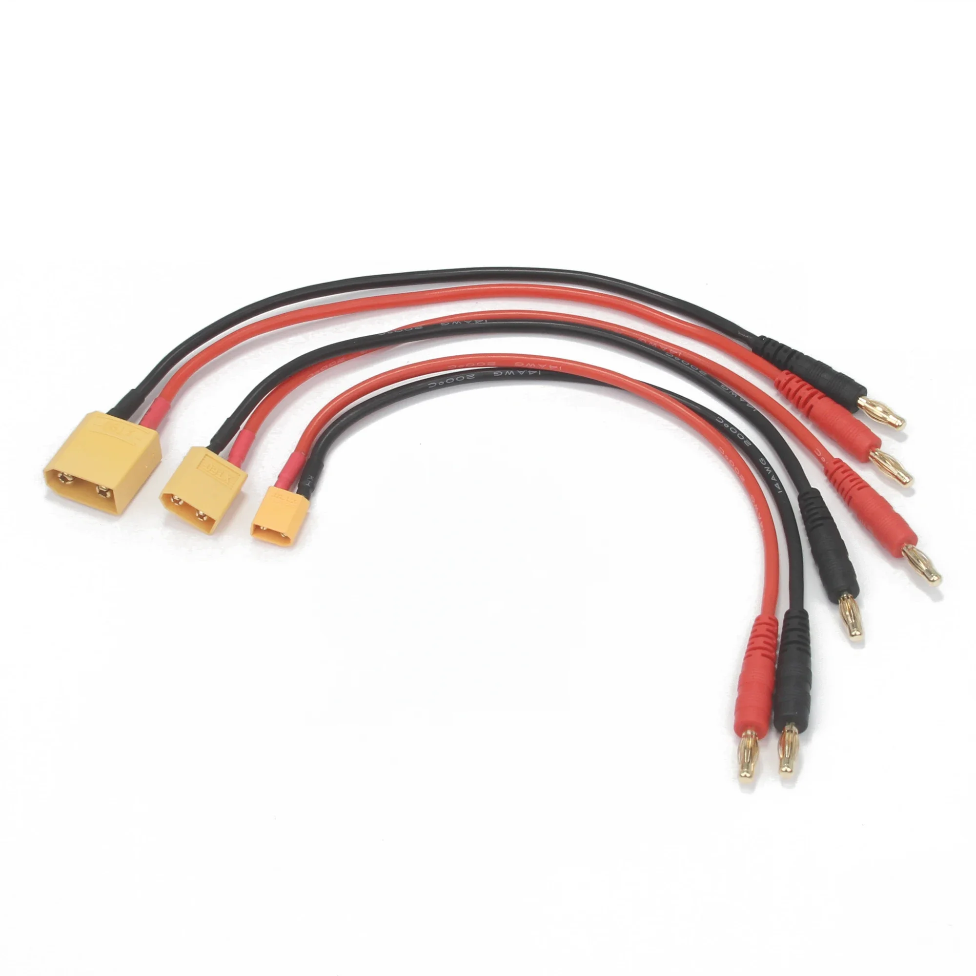RC Multi Battery Charger Adapter Converter Cable T/XT30/XT60/XT90 4.0mm Banana Alligator Clips Plug for IMAX B6 B6AC Model Car