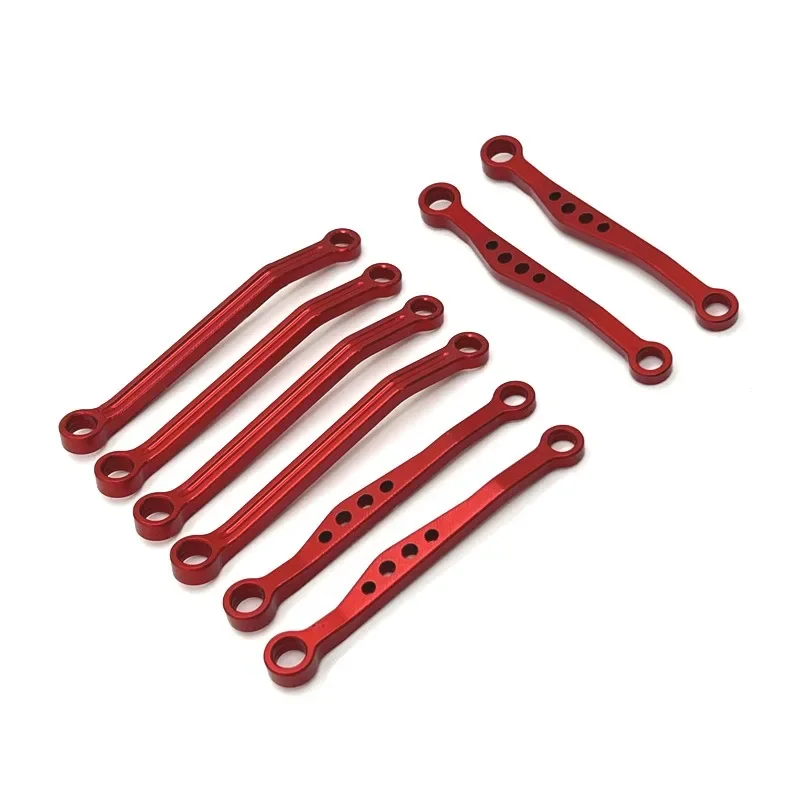 WPL C64 C64-1 Metalen Chassis Link Rod Trekstang Set 1/16 RC Auto Upgrade Onderdelen Accessoires