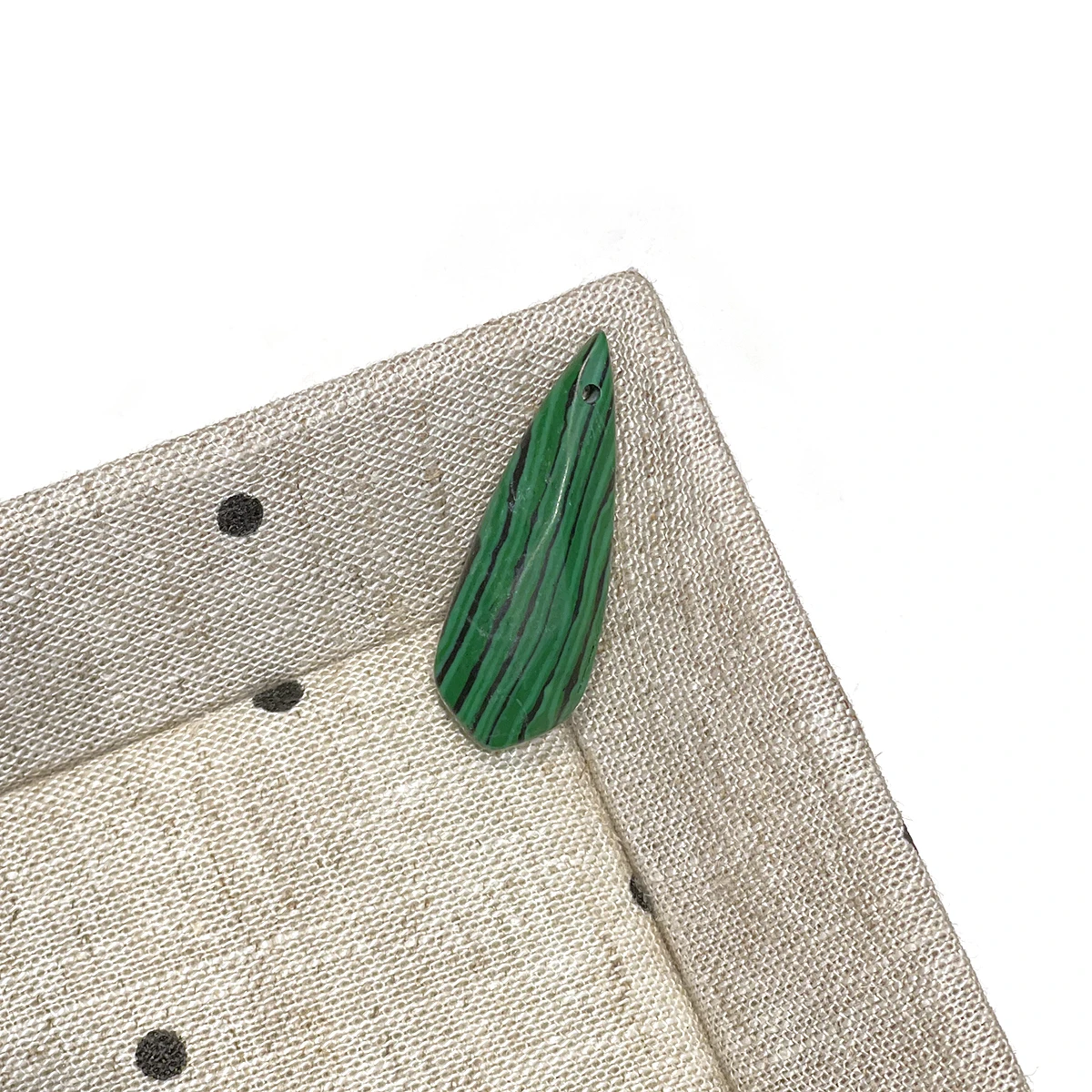 Facettierter Anhänger aus Naturstein, grüner Aventurin/Amazonit, 11x30mm, für Schmuckherstellung, DIY-Halskette, Ohrringe, Zubehör – Detail 2