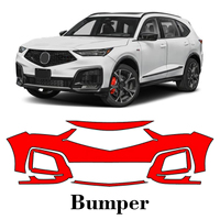 Car Precut Paint Protection Film Front Bumper Anti-scratch Exterior TPU PPF For Acura MDX A-Spec 2025