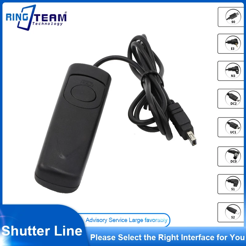 

Camera Dslr Wired Timer Remote Control Shutter Release DC0 DC2 E2 L1 N3 E3 S1 S2 UC1 Cable For Canon Nikon Sony FUJITSU Photo