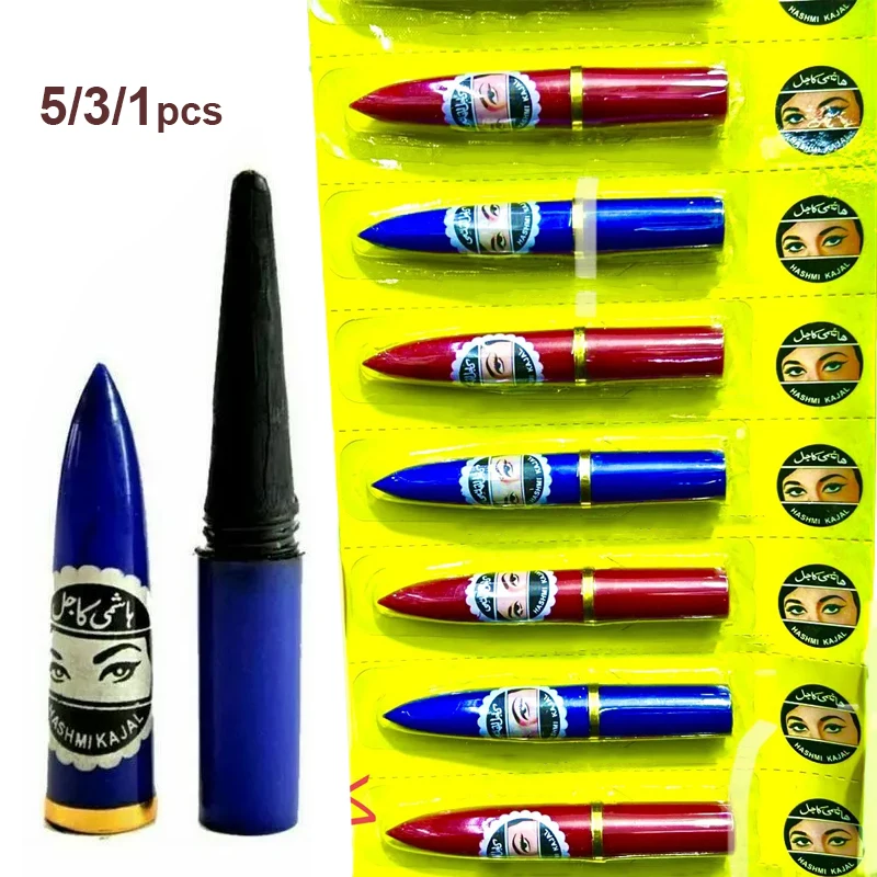 Oryginalny eyeliner Kajal Black Surma Kuhla Kohl Naturalny eyeliner do brwi w sztyfcie, szybki kolor, trwały, tradycyjny przyrząd do makijażu oczu
