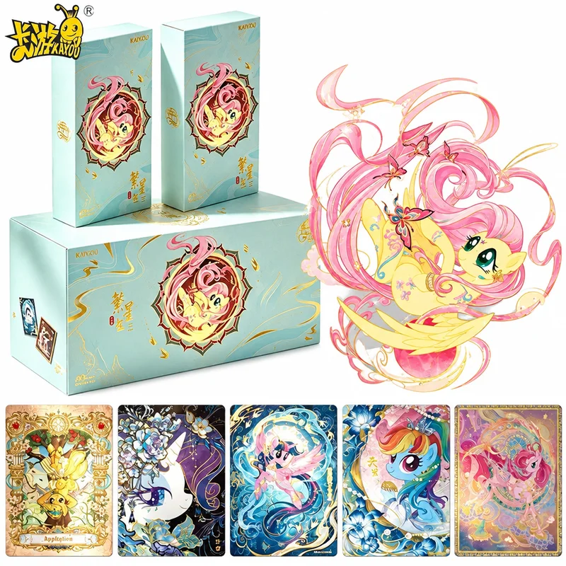 KAYOU My Little Pony Starry Version Vol.3 Trading Card Box Anime Collection Cards Hobby Collectible Game Cards Surprise Gift