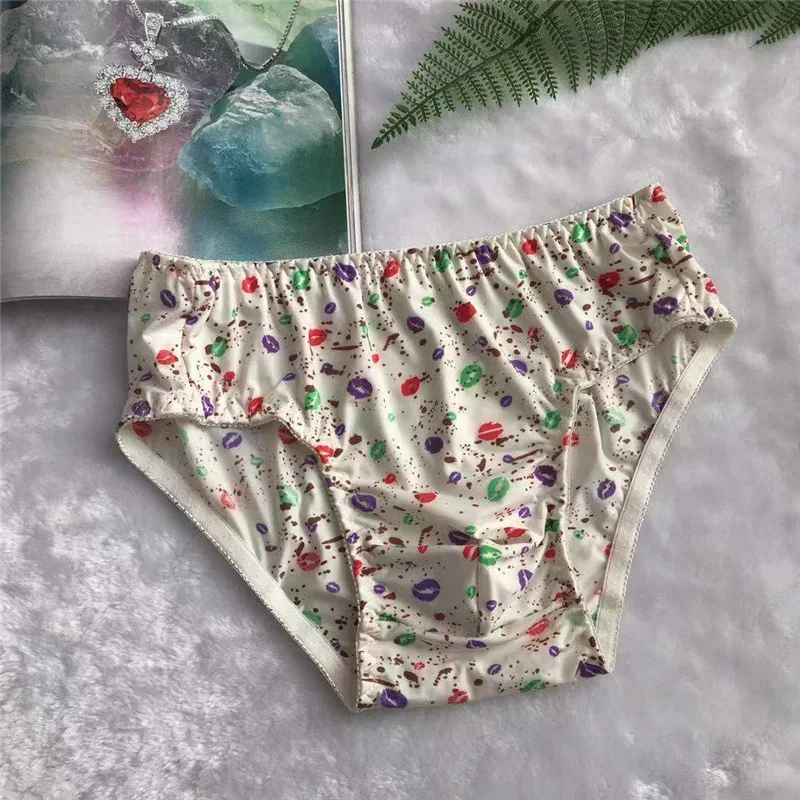 

Mens Printed Briefs Underwear Sissy Convex Pouch Panties Underpants Bikini Sexy Lingerie Nightclub Club Dance PrivateParty Panty