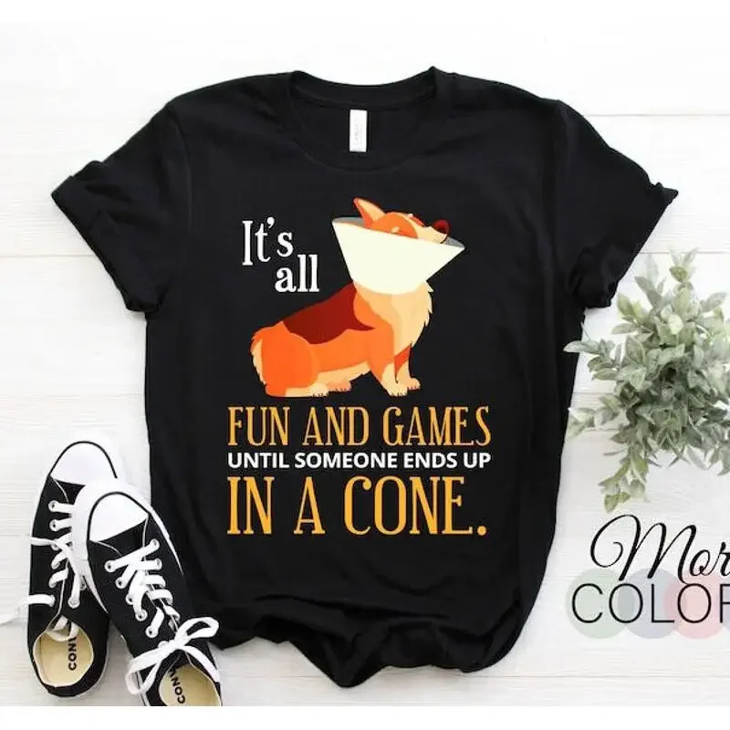 It's All Fun And Games Until Someone Ends Up In A Cone Future Veterinarian T-... T shirt