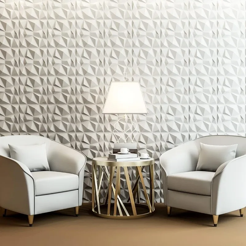 Decorative 3D Wall Panels in Diamond Design, 12