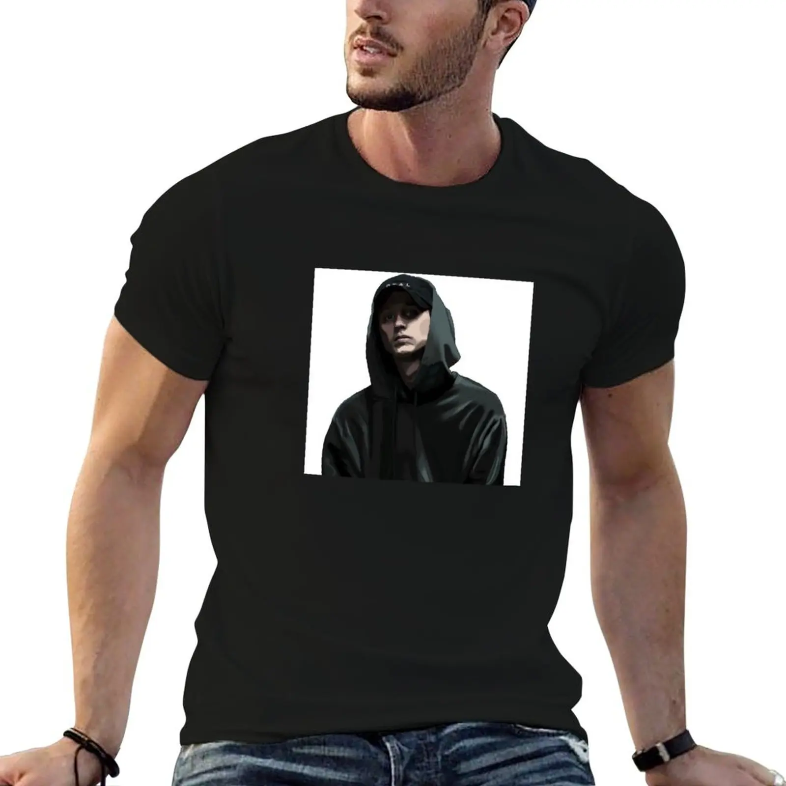 Camisetas NF para hombre, camisetas divertidas de algodón para hombre, paquete de camisetas de algodón para hombre, camiseta 100% algodón