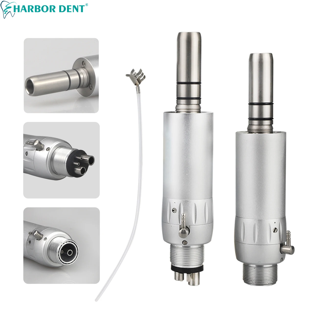 Dental Slow Low Speed Type-E 2/4 Hole Air Motor 1:1 Ratio Inner / Outer Internal Water Handpiece Micromotor