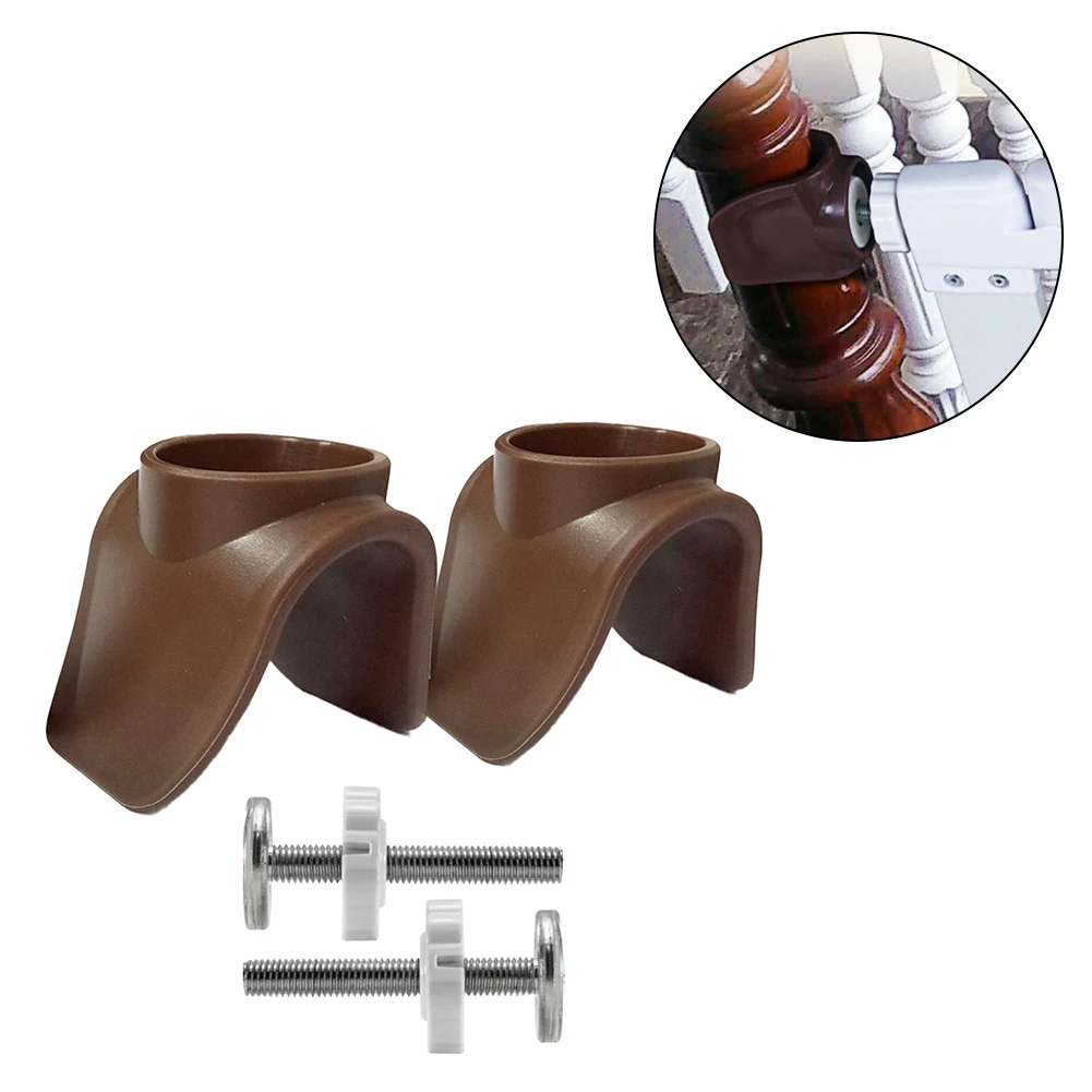 Railing Fasteners Safety Gate Adapter Home Safety Indoor Use Baby Safety Gate Fitting Adapter Secure Fixing Child Safety