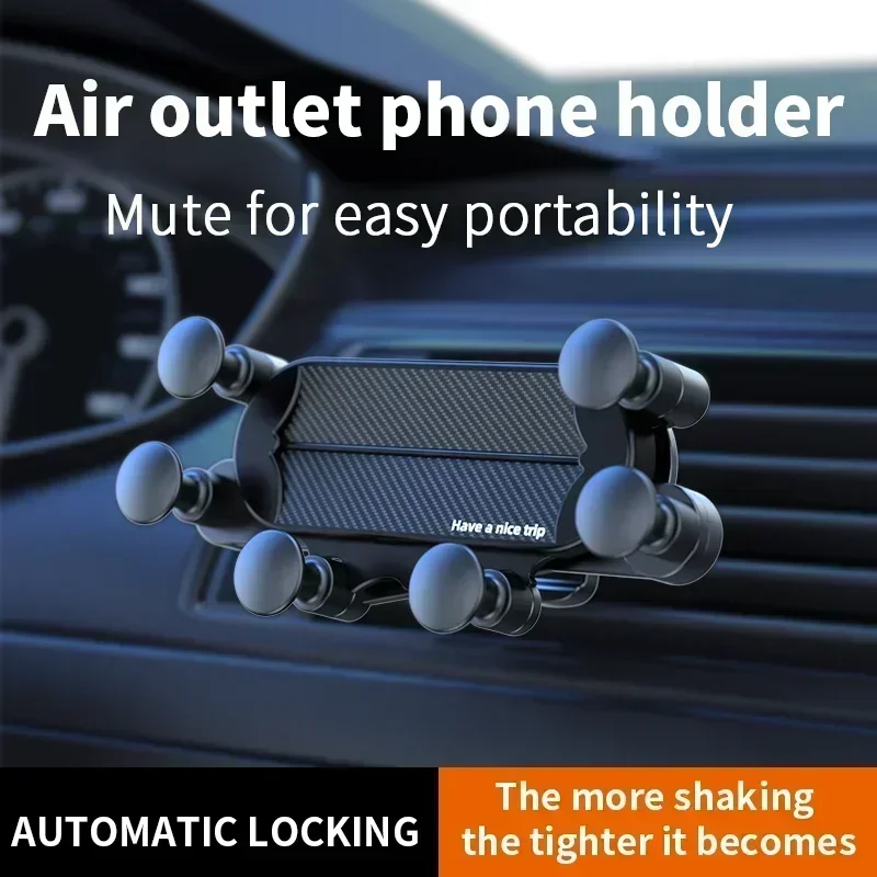 

Car Vent Phone Mount Vehicle Air Vent Clip Cell Phone Holder Car Phone Holder for IPhone 16 15 13 Samsung Universal Stand Holder