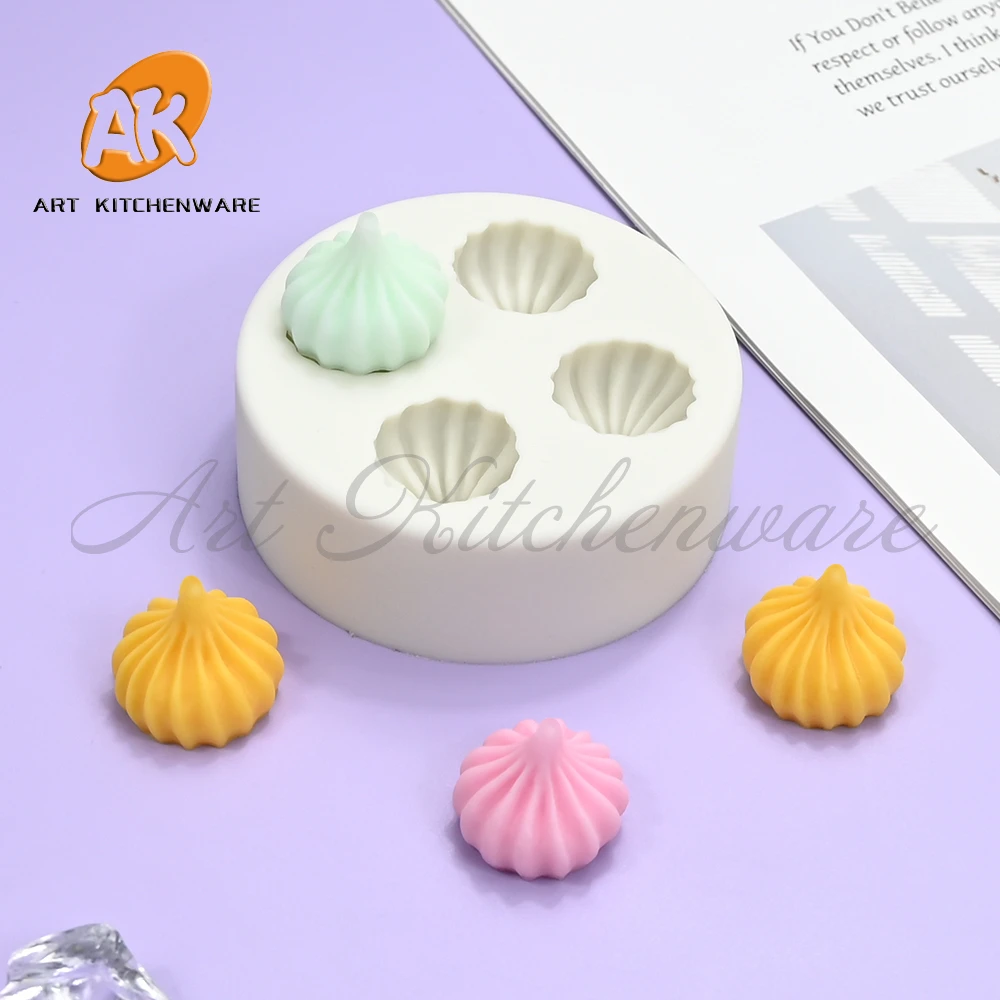 Meringue شكل قوالب السيليكون Sugarcraft فندان قالب الشوكولاته كب كيك كعكة تزيين المطبخ خبز لتقوم بها بنفسك قوالب الطين الراتنج #2