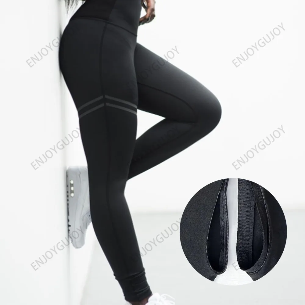 Leggings invisibles de entrepierna abierta, cintura alta, levantamiento de glúteos, estiramiento, pantalones de Yoga casuales para Fitness, deportes