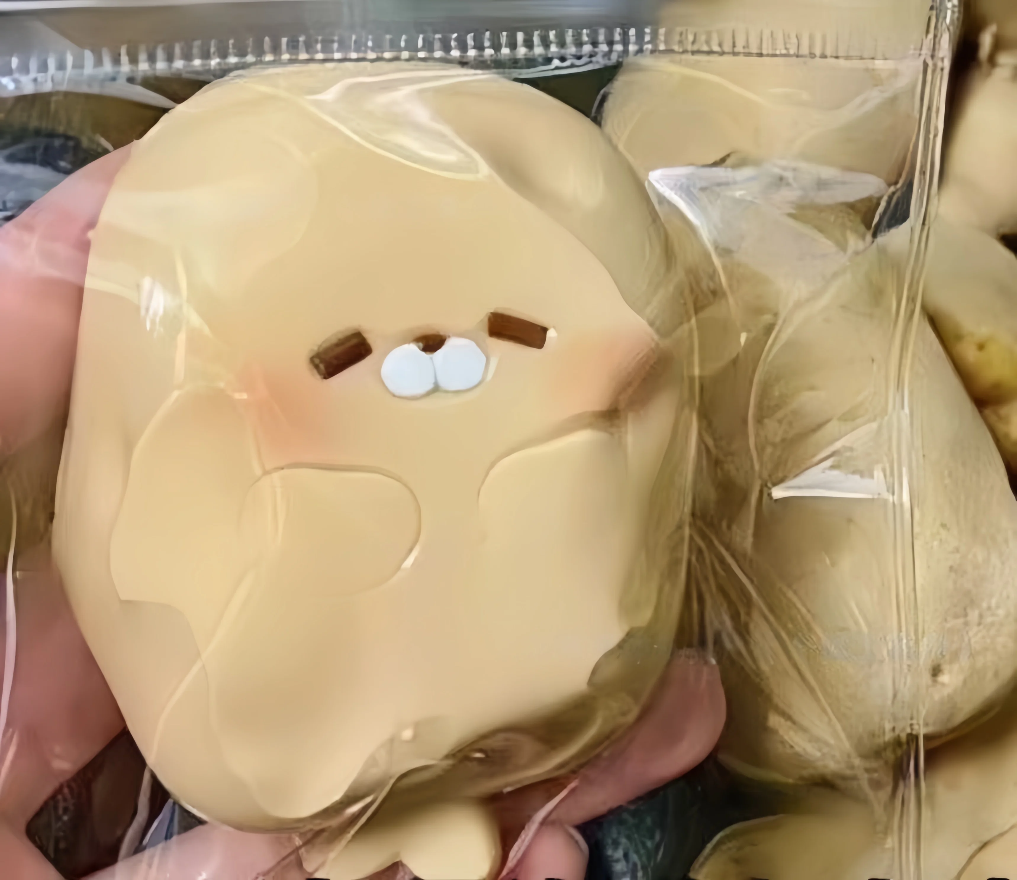Weicher Taba Squishy mit Butter-Textur Süßer Gemüse-Melonen-Bär zur Stresslinderung - Lebensmittelechtes Silikon 2026 Hot – Detail 7