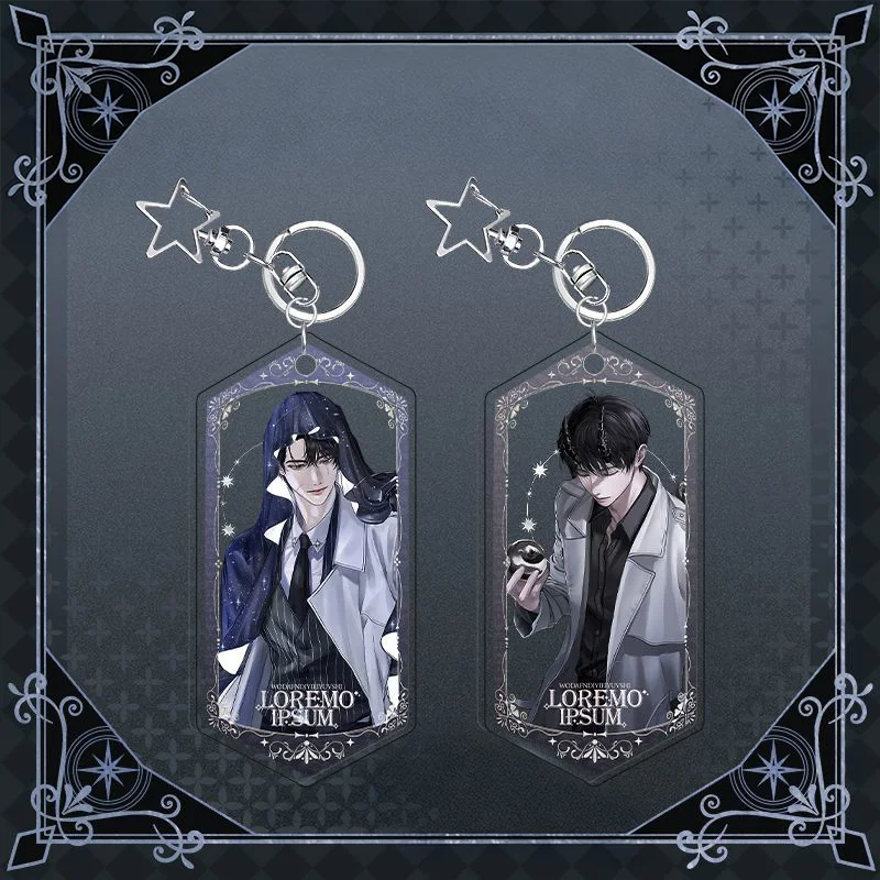 TV Omniscient Reader's Viewpoint Kim Dokja Yoo Joonghyuk Cosplay Keychain Acrylic Ornament Key Chain Pendant Accessories Prop