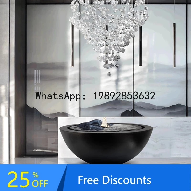 

FZ Fountain Landscape Ornament Clubhouse Courtyard Simple Water Circulation Outdoor Decoration Rockery Landscaping Treasure