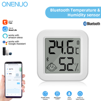 Smart Tuya Bluetooth Temperature Humidity Sensor LCD Thermometer Mini Smart Electric Hygrometer APP Remote Control Home