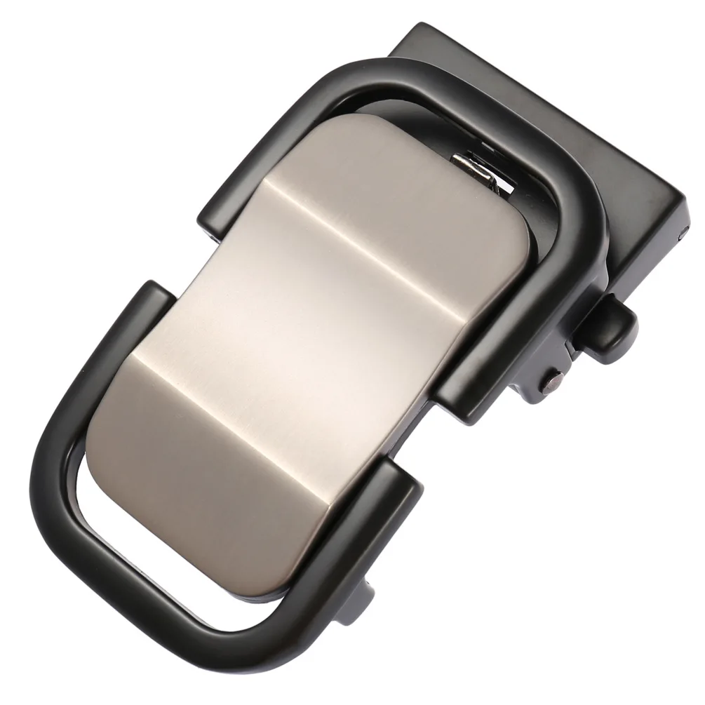 Oval Alloy Belt Buckle Classic Automatic Buckle Casual Business Belt Accessories 3.5cm