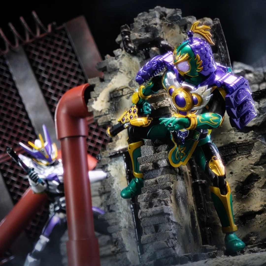 كامين رايدر Gaim Shf أنيمي اليدوية كامين رايدر ريوجن العنب درع تنورة النسيج المدمج في سلك الحديد مناسبة لعبة 1/12 #1