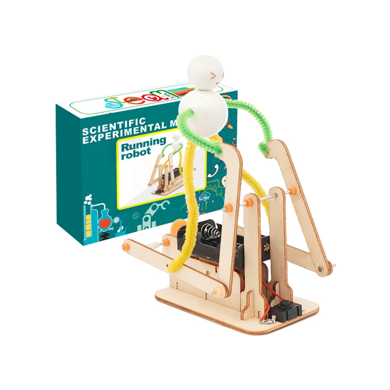 

Научная версия, магазин, игрушки Монтессори с горячим стеблом, Детский развивающий робот для бега, Обучающие игрушки, деревянная игрушка