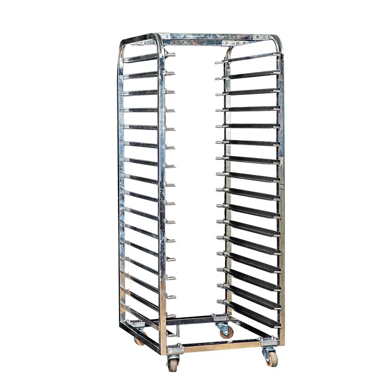 

Stainless steel layer rack car, baking oven baking tray car, frozen frame freezer food, manufacturer wholesale