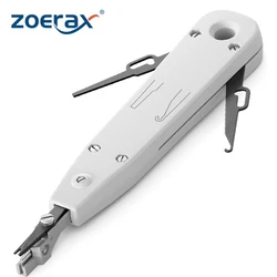 ZoeRax-Punch Down Tool, 110 Wire Cutter Knife, Alicçador de Telecom para Rj45 Keystone Jack, Módulo de Rede Cabo Telefone, Patch Panel