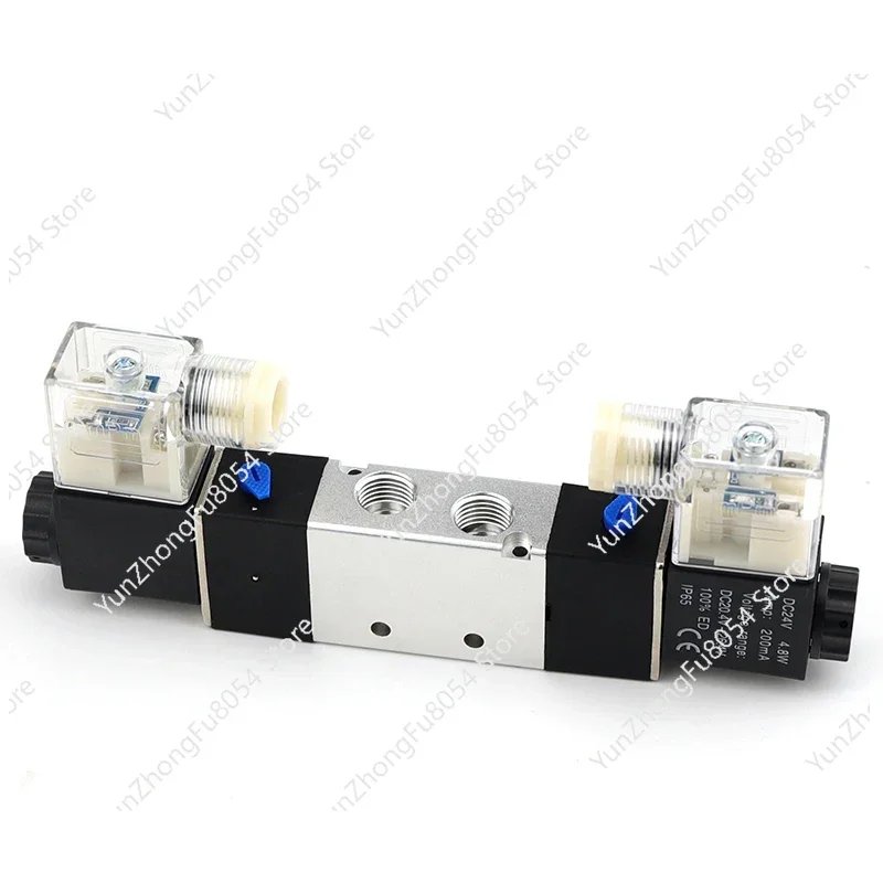 

High Quality Solenoid Valve 220V Pneumatic 4V220-08 Air 5 way 2 Position 1/4&quot Coil Alloy Internal DC 12V DC 24V AC110V